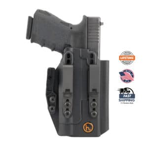 Spark-GLTLR1-trust Spark Light bearing holster for GlockĀ® 17/19/34 w/ TLR-1 or TLR-1 HL